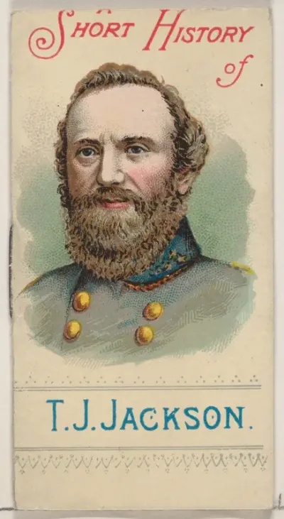 A Short History of General Thomas Jonathan Jackson, from the Histories of Generals series of booklets (N78) for Duke brand cigarettes