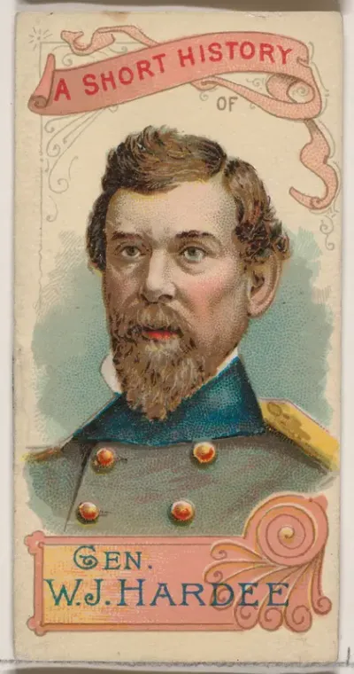 A Short History of General William J. Hardee, from the Histories of Generals series of booklets (N78) for Duke brand cigarettes