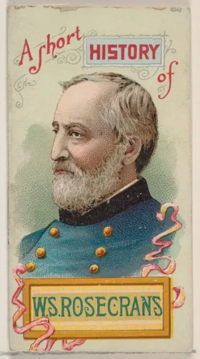 A Short History of General William Starke Rosecrans, from the Histories of Generals series of booklets (N78) for Duke brand cigarettes