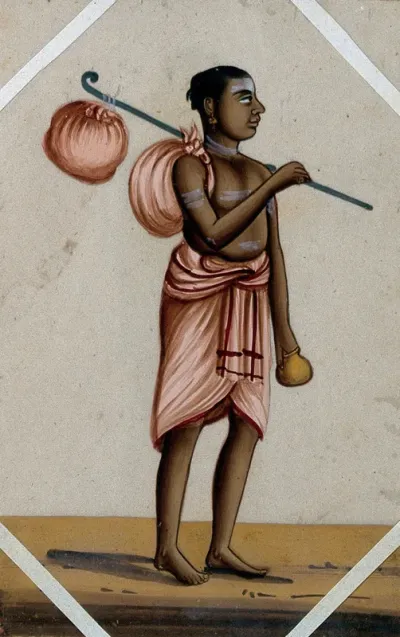A Sikh pandit's servant