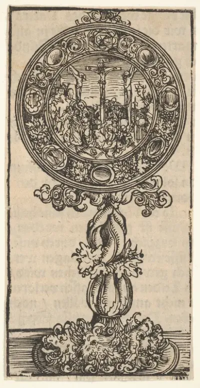 A Silver-Gilt Pacifical with a Crucifixion, from the "Wittenberg Reliquaries"