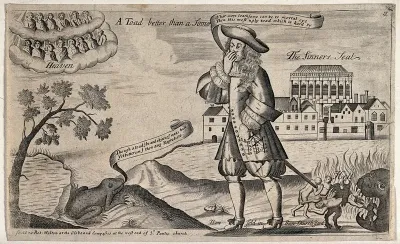 A sinful courtier in Whitehall is compared to a toad and found to be the more loathsome of the two