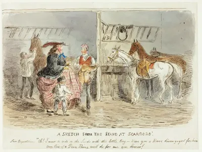 A Sketch from the Stand at Scarboro