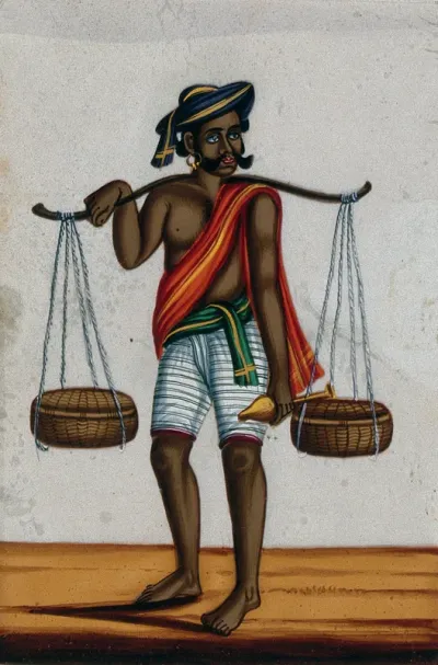 A snake charmer