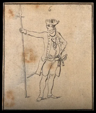 A soldier in the Prussian army