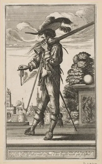 A Soldier on Duty, from "The French Guards" (Les Gardes Françaises)