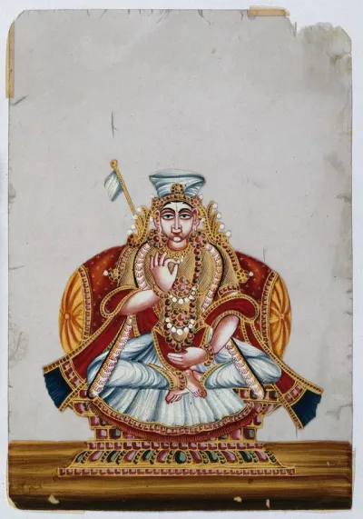 A South Indian goddess, Sri Lakshmi (?)