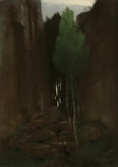 A Spring in a Narrow Gorge