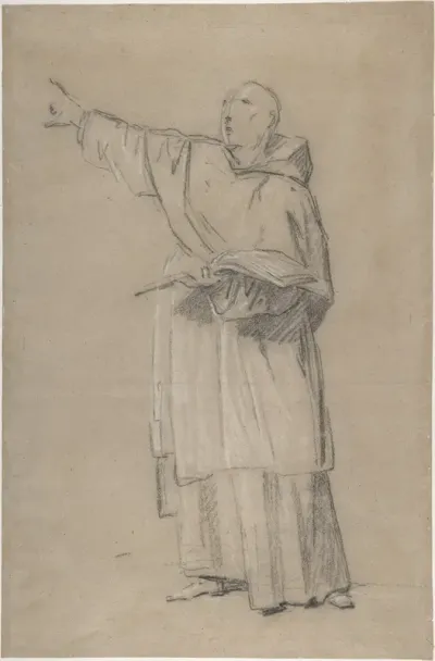 A standing monk