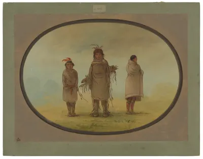A Stone Warrior, His Wife, and a Boy