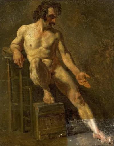 A study for a nude.
