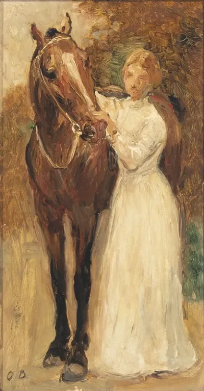 A study of a woman with her horse