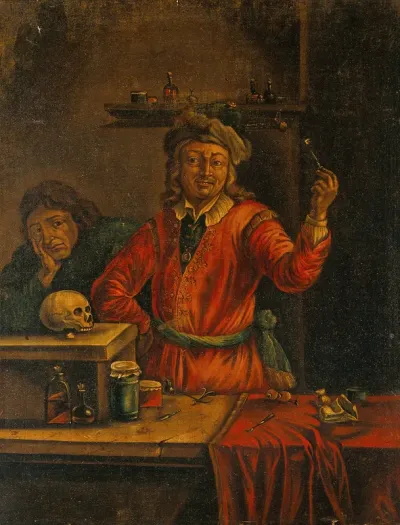 A surgeon who has extracted a tooth