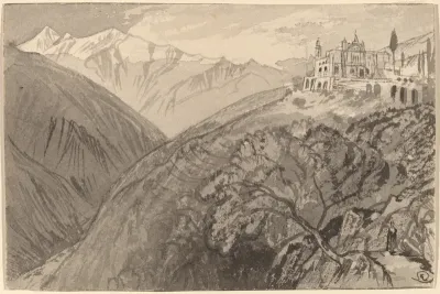 A Town on a Hilltop Sanctuary of Lampedusa, 1884