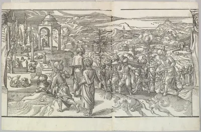 A Turkish Funeral from the frieze Ces Moeurs et fachons de faire de Turcz (Customs and Fashions of the Turks)
