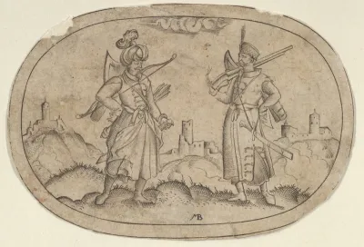 A Turkish Man and a Polish Man, from "Das Bossenbüchlein"