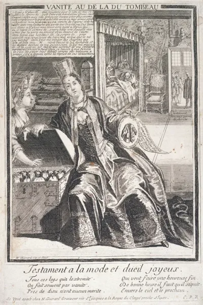 A vain man making extravagant charitable bequests