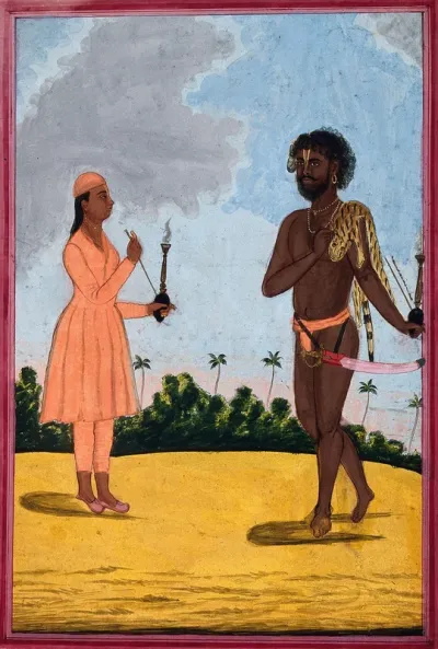 A Vaishnavite or bairagi ascetic