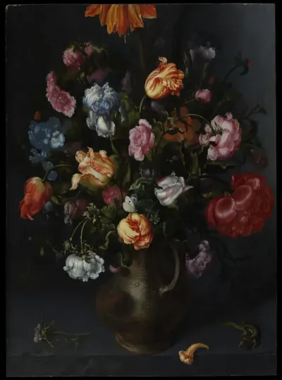A Vase with Flowers
