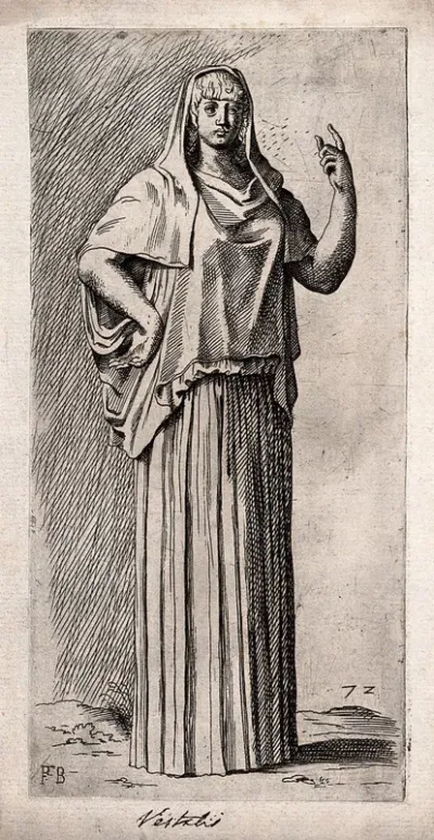 A Vestal virgin
