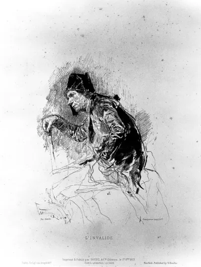 A veteran French soldier or sailor
