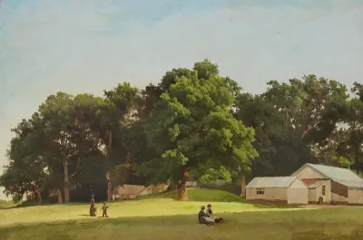 A view from the vicarage of Vallekilde.