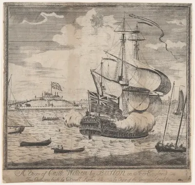 A View of Castle William by Boston in New England