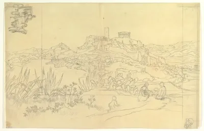 A View of the Ancient City (Parthenon?)