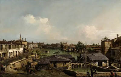 A View of the Mills at Dolo on the Brenta