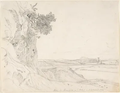 A View of the Roman Campagna with the Tiber near Torre Quinto