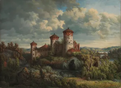 A View over the Castle Olavinlinna