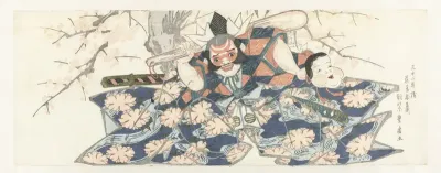 A Warrior Holding a Pestle