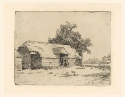 A Wayside Barn, near Greenford: Middlesex