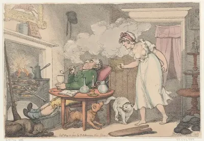 A White Sergeant giving the Word of Command: "Why don't you come to bed, you drunken sot?"