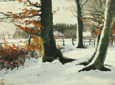 A winter day in the countryside.