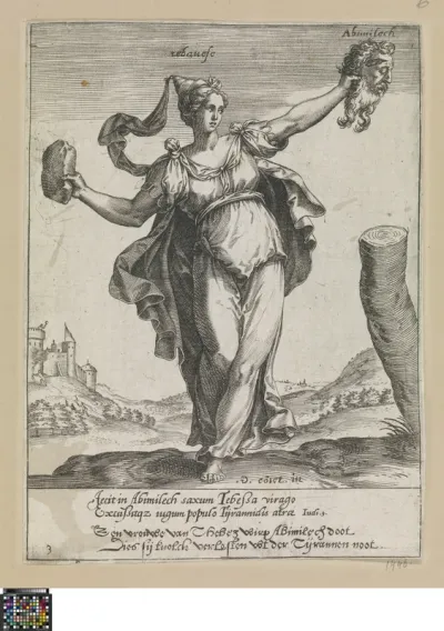 A woman from Tebez with the head of Abimelech