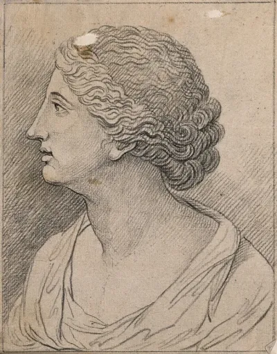 A woman in a state of attention without interest