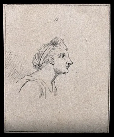 A woman paying mild attention to something