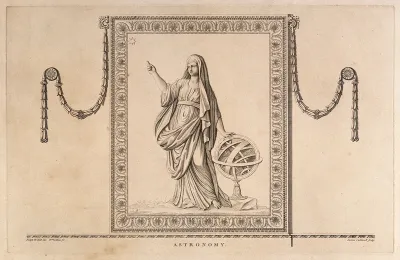 A woman personifying astronomy