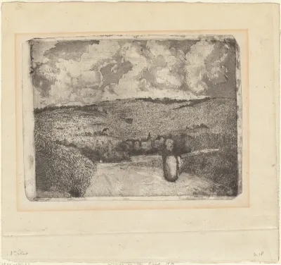 A Woman Walking along a Country Road (La Femme sur la Route)