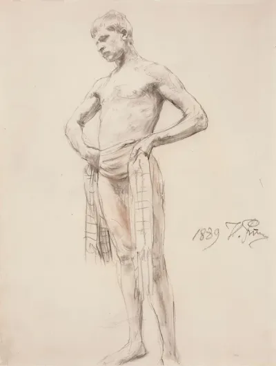 A Young Man, sketch for the painting St. Nicholas of Myra