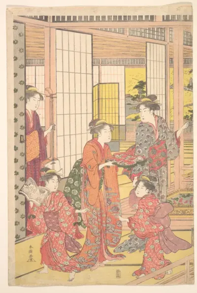 A Young Woman with a Tray of Sweetmeats
