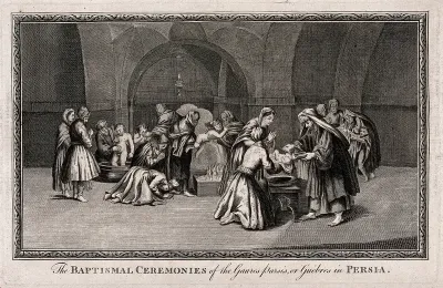 A Zoroastrian baptism in Persia