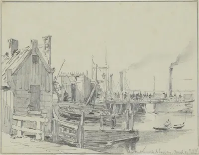 Aan de Nieuwestadsherberg te Amsterdam