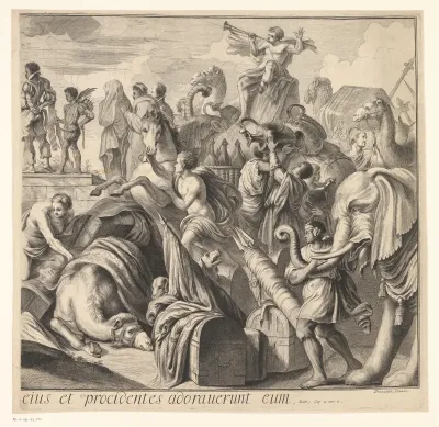 Aanbidding der Koningen (rechterdeel)