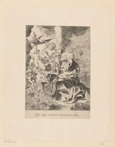 Aanbidding door de engelen