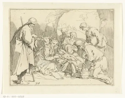 Aanbidding door de herders