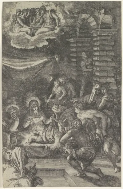 Aanbidding door de herders