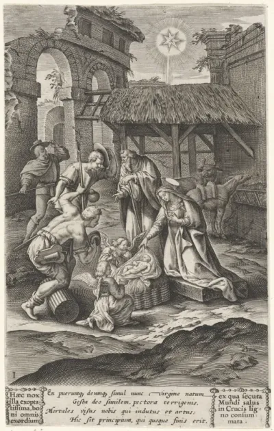 Aanbidding door de herders