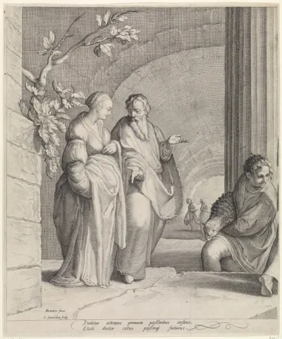 Aanbidding door de herders (linker blad)